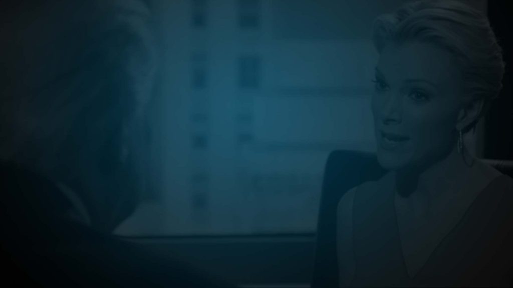 Megyn Kelly doing an interview on Megyn Kelly Present. Flavorlab Score composed the theme music for the show.