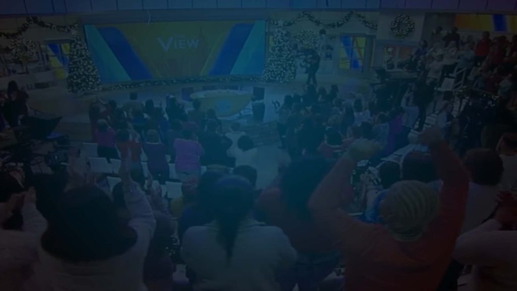 Still from The View from the crowd. Flavorlab Score provided the theme music for the talk show.|||