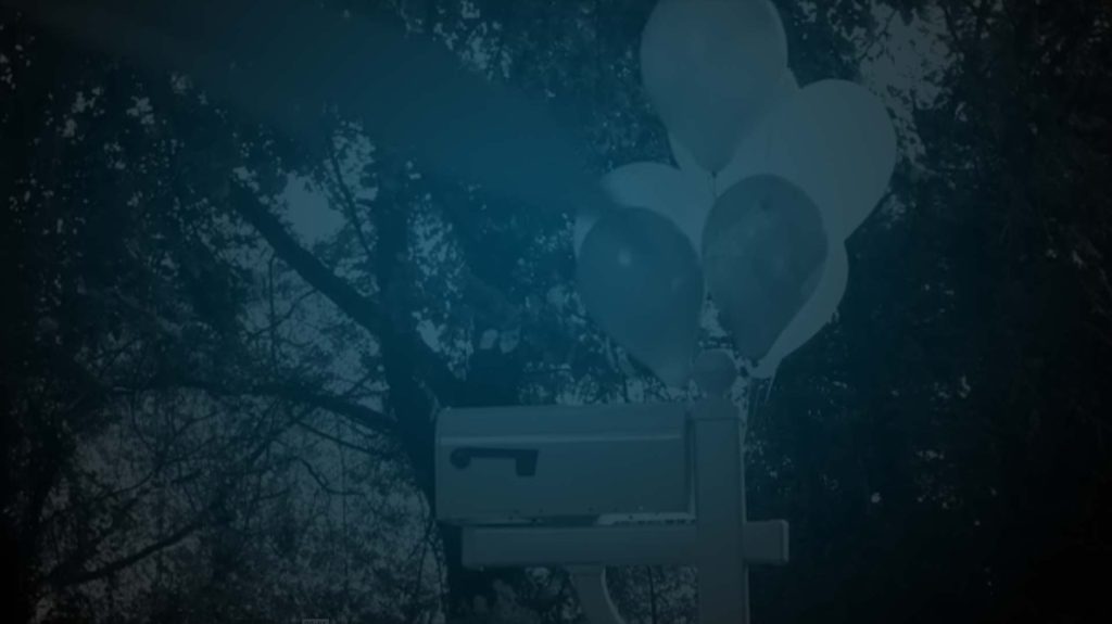 Still of balloons tied to a white mailbox from the Canon Vixia campaign. Flavorlab Score composed original music and Flavorlab Sound provided audio post for the ad.|