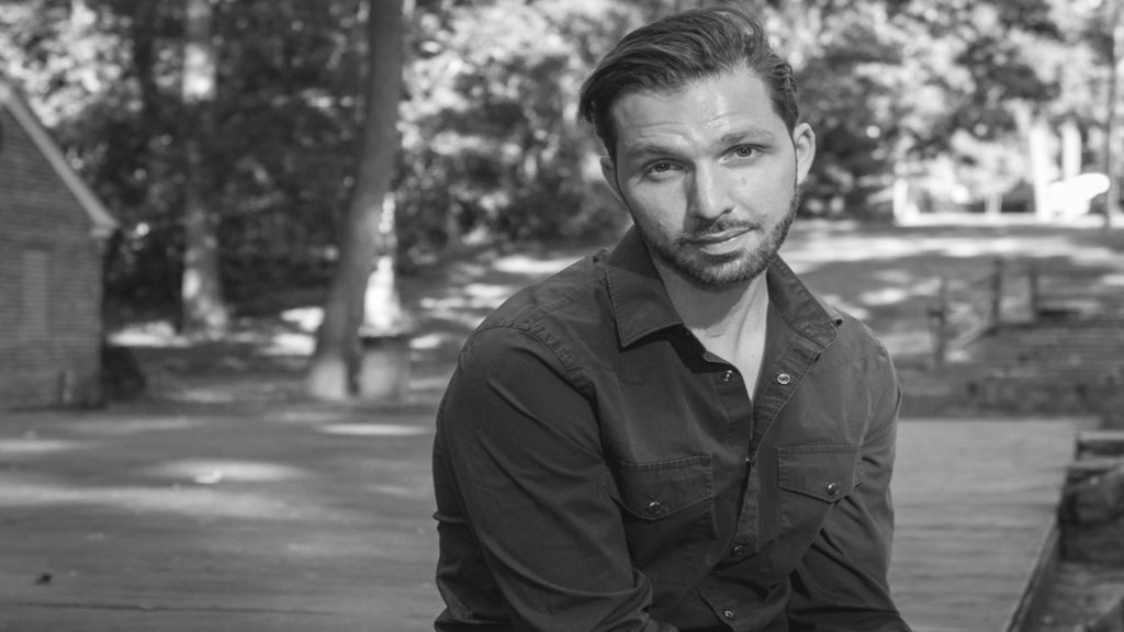 Jarrod Pedone.|Black and white shot of Producer's Toolbox composer
