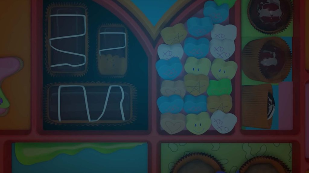 Still from Nickelodeon commercial break ID for Valentine's Day. Flavorlab Score created original music for the ID.|